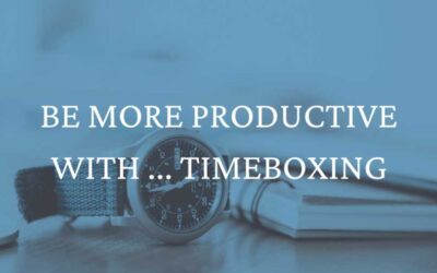 Be more productive with … timeboxing