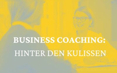 „Was passiert genau im Business Coaching?“